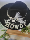 Howdy Cowgirl Custom Hat