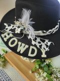 Howdy Cowgirl Custom Hat