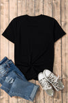 Graphic Round Neck Short Sleeve T-Shirt