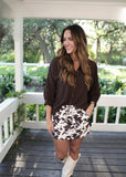 Cowhide Couture Skort
