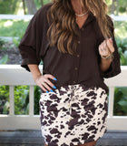 Cowhide Couture Skort