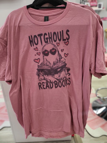 Hot Ghouls Read Books Tee