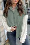Raw Hem Shacket