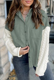 Raw Hem Shacket