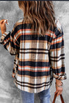Orange & Navy Shacket