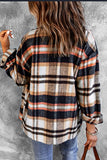 Orange & Navy Shacket