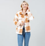 Feels Like Fall Sherpa Shacket