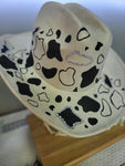 Cow Print Custom Hat