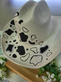 Cow Print Custom Hat