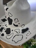 Cow Print Custom Hat