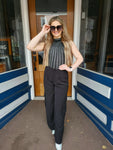 Black Dressy Cargo Pants