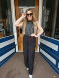 Black Dressy Cargo Pants