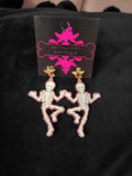 Dancing Skeleton Earrings