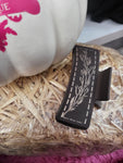 Authentic Leather Claw Clips
