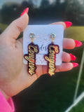 Cougars Earrings