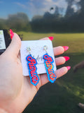 Patriots Custom Earrings