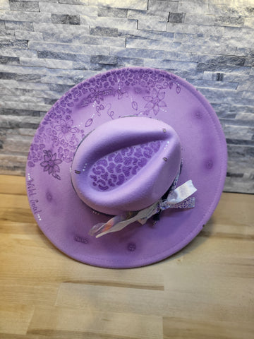 Lavender Cheetah Hat