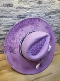 Lavender Cheetah Hat