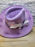 Lavender Cheetah Hat