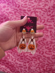 Trick or Treat Dog Earrings