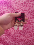 Leopard Ghost Earrings