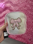 Bow Canvas Cosmetic Bag