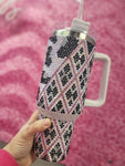 Western Rhinestone Tumbler