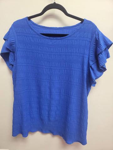 Royal Blue Blouse