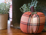 Fall Plaid Pumpkin