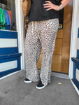 Leopard Drawstring Pants