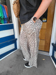 Leopard Drawstring Pants