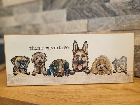 Think Pawsitive Block