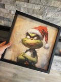 Grinch Framed Picture