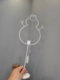Snowman Candle Holder