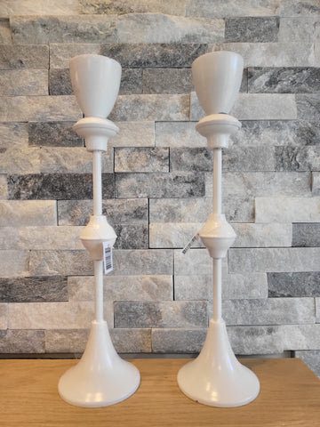 White candlestick Holder