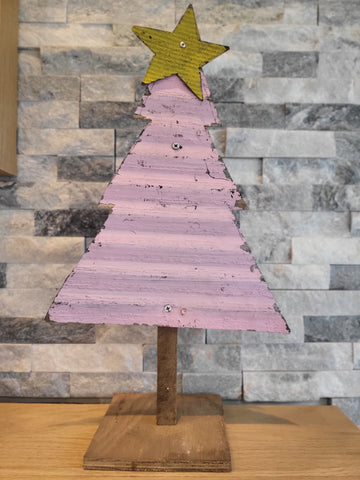 Pink 18" Metal Tree
