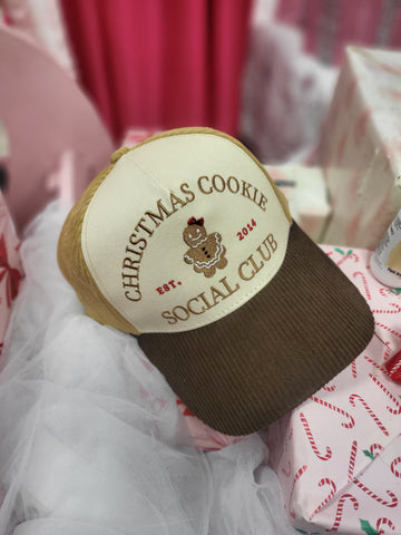 Christmas Cookie Social Club Hat
