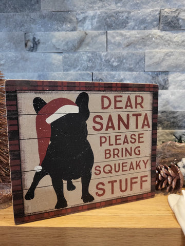 Squeaky Stuff Box Sign