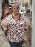 Ribbed Leopard Top