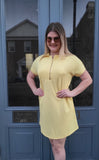 Ezra Textured Dress Yellow