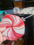 Swirl Metal Candy Ornament