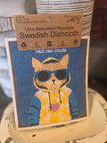 Funny Car Set of 2 Swedish Dishcloth