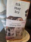 Sit stay dry drying mat