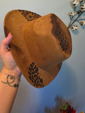 Leopard & Sunflower Hat