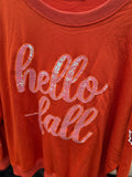 Hello Fall Sequin Top