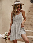 Floral V-Neck Mini Cami Dress