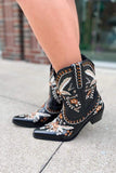 Embroidered Western Boots