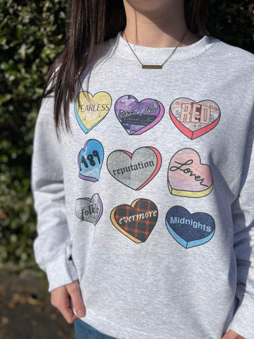 Era's Candy Heart Sweatshirt