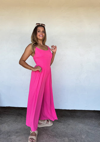 Pink Overalls