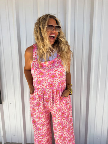 Floral Overalls
